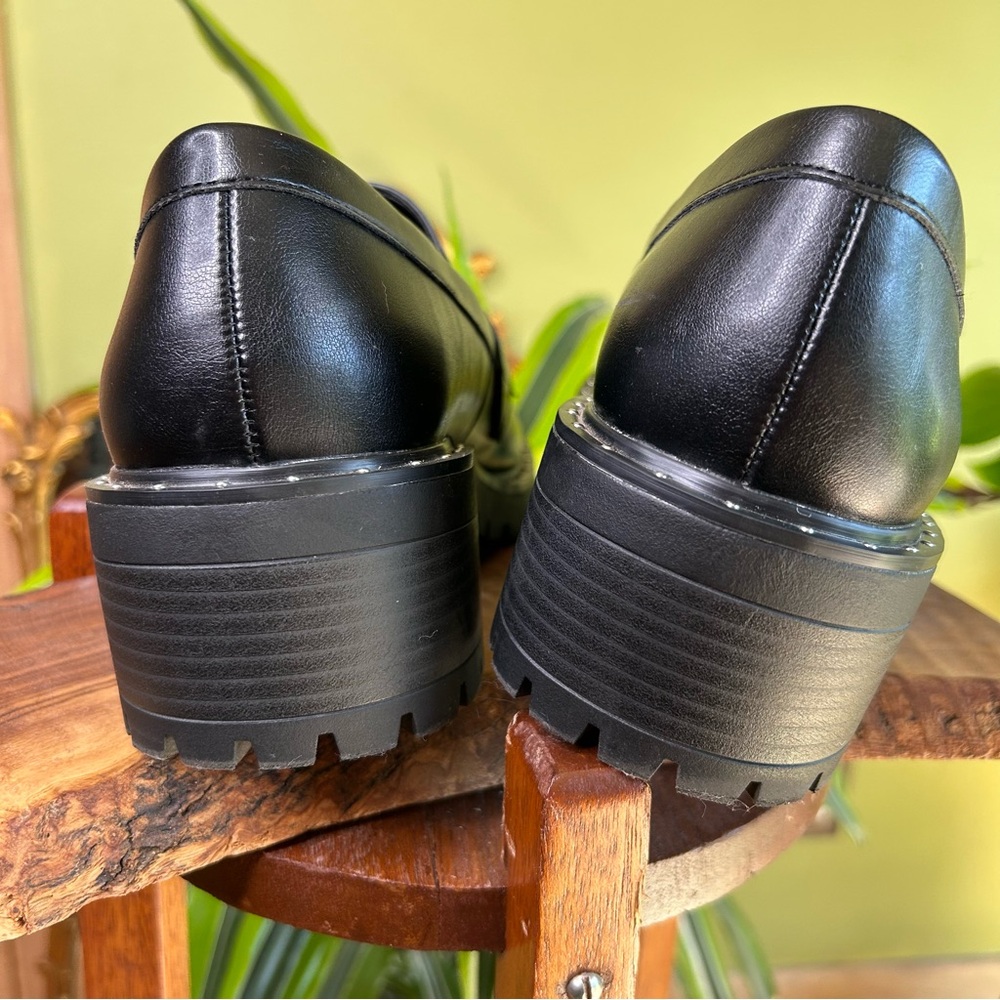 TORRID Chunky Studded Black Loafers NWOT - Picture 6 of 9